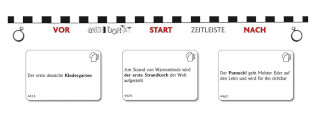 Spielkarten mit Zeitstrahl - Anno Domini: Deutschland