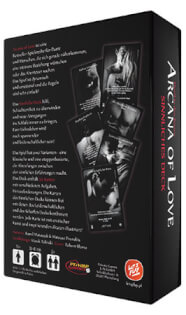Schachtel Rückseite - Arcana of Love: Sinnliches Deck