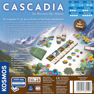 Schachtel Rückseite - Cascadia