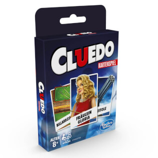 Schachtel Vorderseite - Cluedo - Kartenspiel