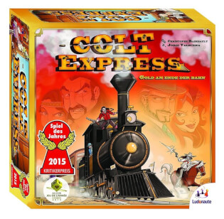 Schachtel Vorderseite - Spiel des Jahres 2015 - Colt Express