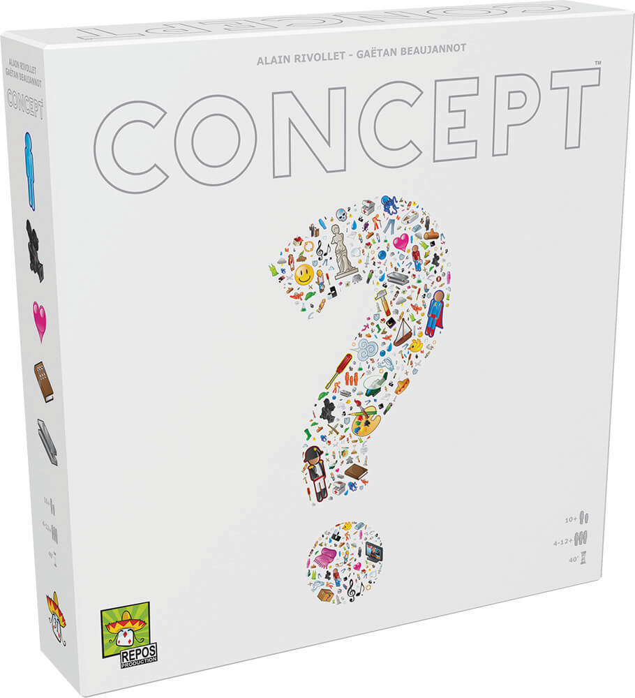 Schachtel Vorderseite - nominiert zum Spiel des Jahres 2014 - Concept