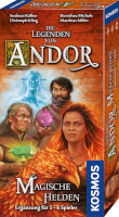 Schachtel Vorderseite - Die Legenden von Andor: Magische Helden - Ergänzung 5-6 Spieler