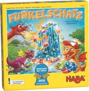 Schachtel Vorderseite - Kinderspiel des Jahres 2018 - Sparkle Treasure