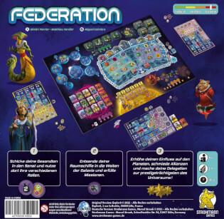 Schachtel Rückseite - Federation