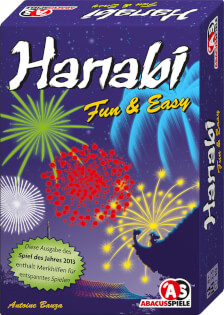 Schachtel Vorderseite - Spiel des Jahres 2013 - Hanabi Fun & Easy