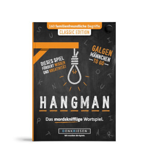 Schachtel Vorderseite - HANGMAN – Classic Edition