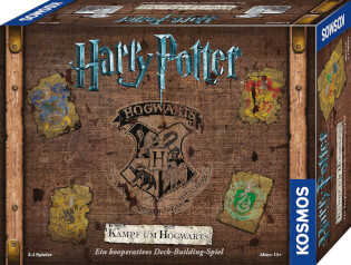 Schachtel Vorderseite - Zauberhaftes Familienspiel - Harry Potter - Kampf um Hogwarts