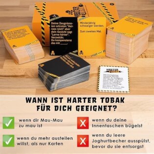 Spielbeschreibung - Harter Tobak Roast - Mobbing Edition