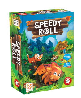 Schachtel Vorderseite - Kinderspiel des Jahres 2020 - Speedy Roll 