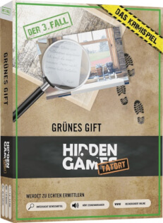 Schachtel Vorderseite - Hidden Games: Grünes Gift