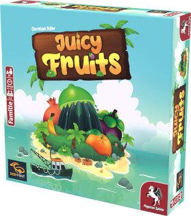 Schachtel Vorderseite, rechte Seite - Juicy Fruits