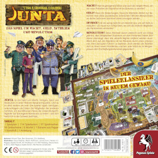 Schachtel Rückseite - Junta