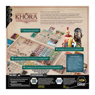 Schachtel Rückseite - Khora - Aufstieg eines Imperiums