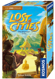 Schachtel Vorderseite - Lost Cities - Abenteuer To Go