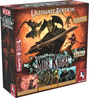 Schachtel Vorderseite, linke Seite - Mage Knight: Ultimate Edition
