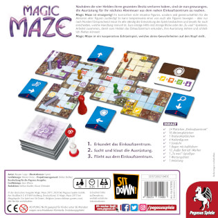Schachtel Rückseite - Magic Maze