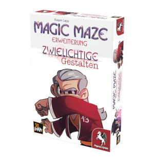Schachtel Vorderseite, rechte Seite - Magic Maze: Zwielichtige Gestalten