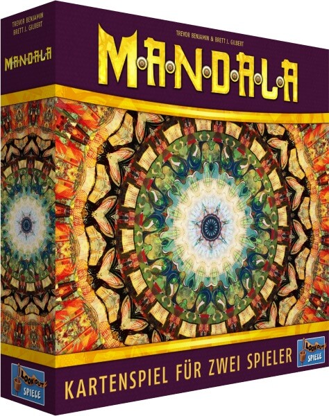 Schachtel Vorderseite, linke Seite - Mandala