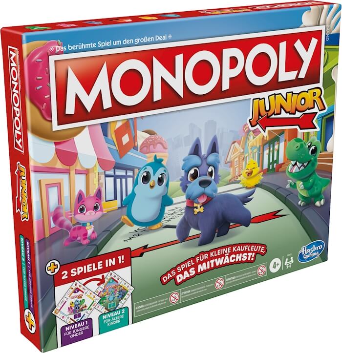 Schachtel Vorderseite - Monopoly Junior