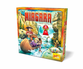 Schachtel Vorderseite - Spiel des Jahres 2005 - Niagara