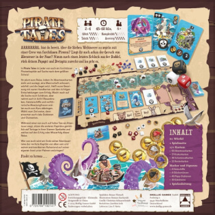 Schachtel Rückseite - Pirate Tales