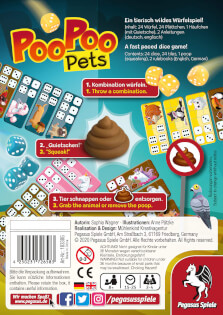 Schachtel Rückseite - Poo Poo Pets