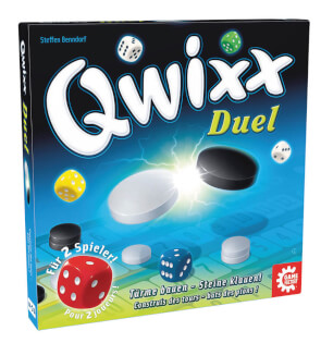 Schachtel Vorderseite - Qwixx - Duel 