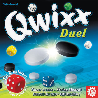 Schachtel Vorderseite - Qwixx - Duel 
