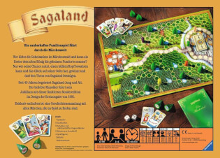 Schachtel Rückseite - Spiel des Jahres 1982 - Sagaland - 40 Jahre Jubiläumsedition