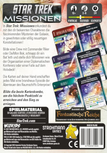 Schachtel Rückseite - Star Trek: Missionen