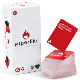 Schachtel und Spielkarten - Superlike