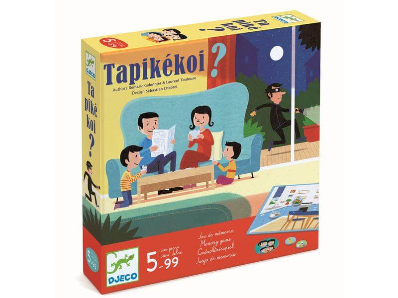 Schachtel Vorderseite - empfohlen zum Kinderspiel des Jahres 2021 - Tapikékoi