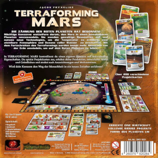 Schachtel Rückseite - Terraforming Mars
