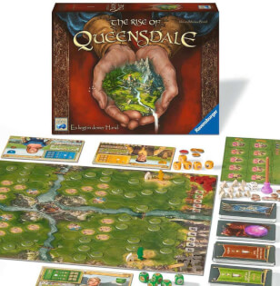 Spielmaterial - Zoom Spielpläne und Spielfiguren - The Rise of Queensdale