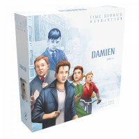 Schachtel Vorderseite - Die Fortsetzung des kooperativen Brettspiel-Hits - T.I.M.E. Stories - Revolution: Szenario Damien