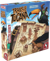 Schachtel Vorderseite, linke Seite - Trails of Tucana