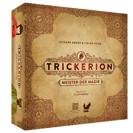 Schachtel Vorderseite - Trickerion - Meister der Magie