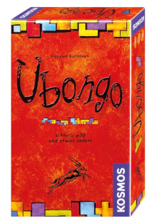 Schachtel Vorderseite, rechte Seite - Ubongo - Mitbringspiel