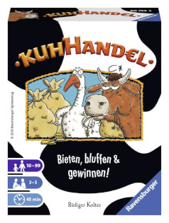 Schachtel Vorderseite - Der Klassiker - Bieten, bluffen & gewinnen! - Al mercato delle vacche