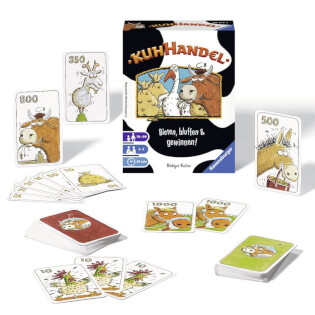 Schachtel mit Spielkarten - Bieten, bluffen & gewinnen! - Al mercato delle vacche