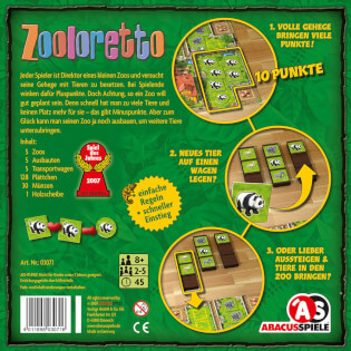 Schachtel Rückseite - Zooloretto