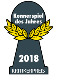 Schwarzer Pöppel der Kennerspiel des Jahres Auszeichnung 2018