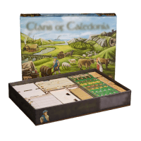 Inlay: Clans of Caledonia - Organizer in Spielschachtel - Inlay: Clans of Caledonia