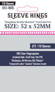 Kartenhüllen Sleeve Kings Kingdom Death Monster - Kartenhüllen: Sleeve Kings - 52 x 52 mm