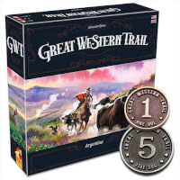 Münzen Great Western Trail Argentinien  - Spielmaterial Upgrade: Münzen Great Western Trail Argentinien