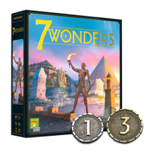 Münzen 7 Wonders - Spielmaterial Upgrade: Münzen 7 Wonders