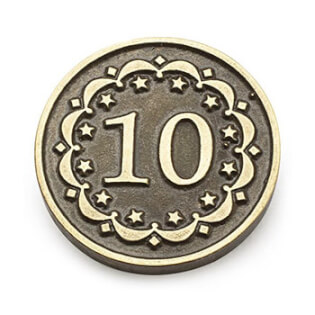 Münzen Istanbul - 10$ Münze - Spielmaterial Upgrade: Münzen Istanbul