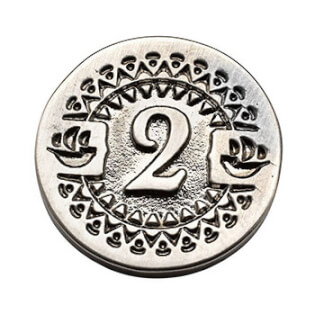 Münzen Maracaibo - 2$ Münze - Spielmaterial Upgrade: Münzen Maracaibo