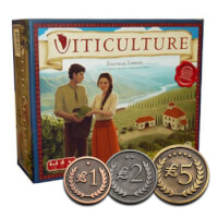 Münzen Viticulture - Spielmaterial Upgrade: Münzen Viticulture